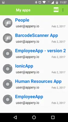 Appery.io Tester android App screenshot 1